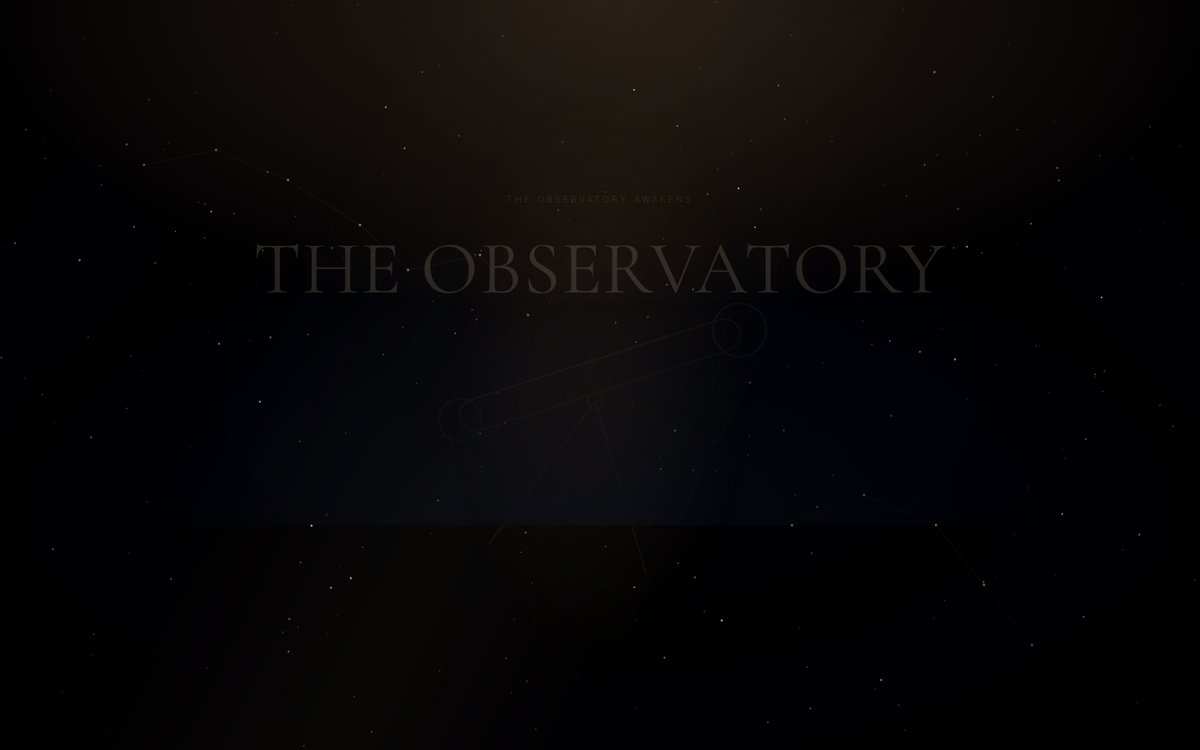 The Observatory — website preview